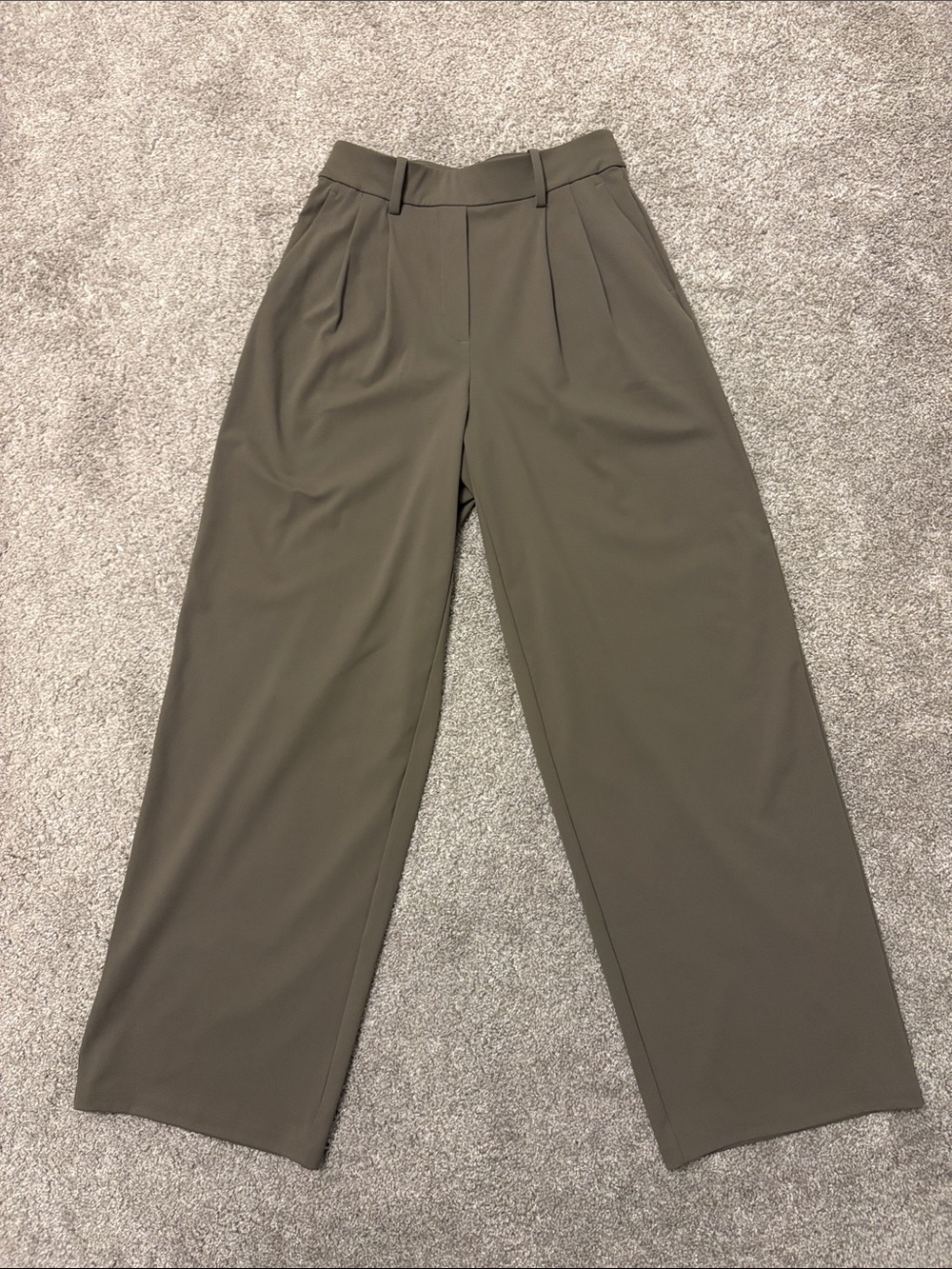 lululemon athletica Daydrift High Rise Wide Leg Trouser, Nomad Taupe
